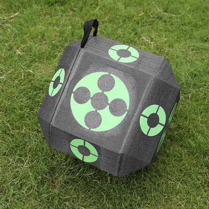 Portable 3D Archery Target Multi-faceted Solid Bow Arrow Target Outdoor Indoor
