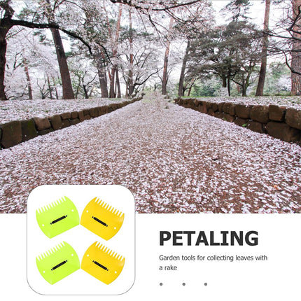 2pcs Outdoor Leaf Clip Plastic Rake Garden Tools Collecting Leaves Yard Cleanup