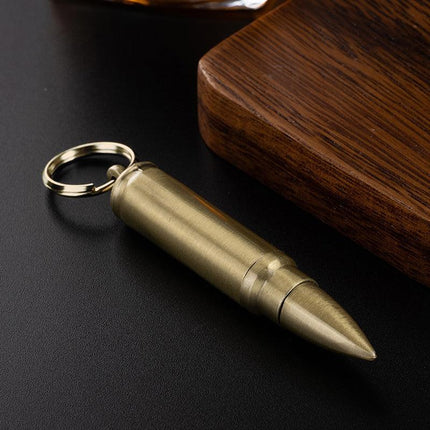 Waterproof Fire Starter Lighter Match Keychain Survival Camping Metal Bullet Au - Aimall