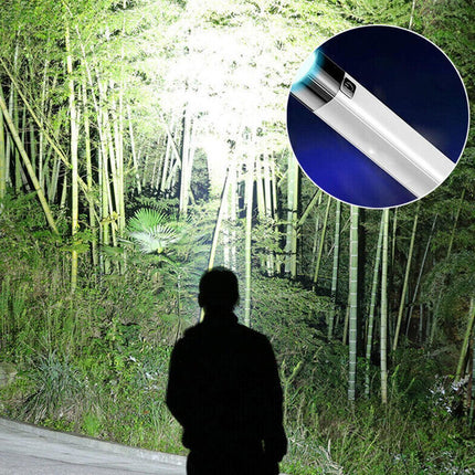 9000Lm Mini Led Flashlight Usb Rechargeable Portable Torch Power Bank Lamp Light