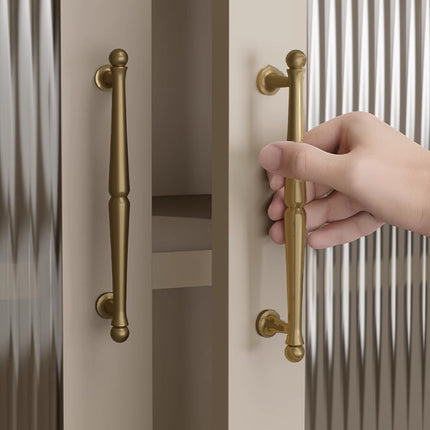 Bronze Cabinet Door Handle Retro Chinese Style Pull for Closet Drawer Furniture