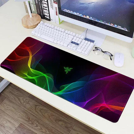 Gaming Keyboard and Mouse Pad Extended Desk Mat 800x300mm Non Slip Base