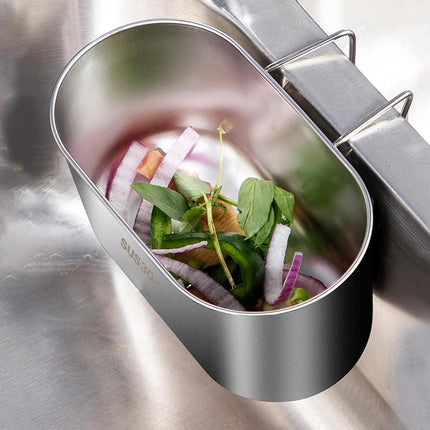 Kitchen Drain Basket 304 Stainless Steel Sink Drain Strainer Basket Food Catcher
