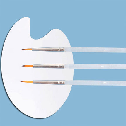 6X Extra Fine Detail Paint Brushes Art Miniatures Model Maker