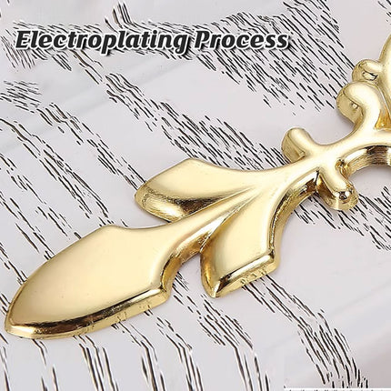 European Gold Cabinet Handle High End Luxury Copper Pull for Wardrobe Drawer Door