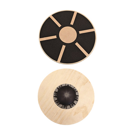 Sports Wooden Thickened Balance Board Fitness Balance Plate Anti-slip