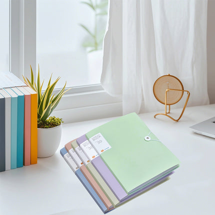 5PCS A4 Folder 30 Clear Pockets Document File Organizer for Office School Use