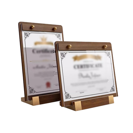 2PCS Desktop Display Board A4 Size Durable for Hotel Restaurant Front Desk Use