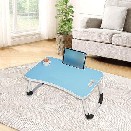 Foldable Bed Side Table Laptop Desk Portable Folding Desk Bedroom Office Sofa