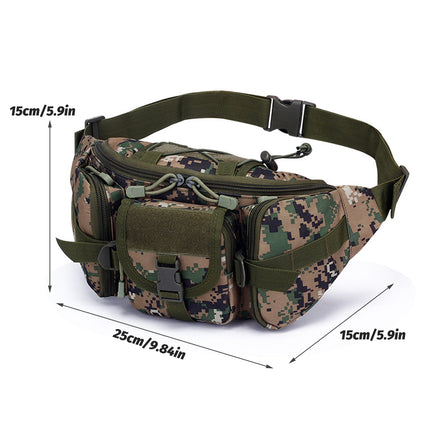 Outdoor Tactical Waist Bag Waterproof Camouflage Chest Pack Sport Travel Gear
