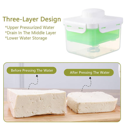Tofu Press Mold Box Water Drainer Container Kitchen Tool for Homemade Bean Curd