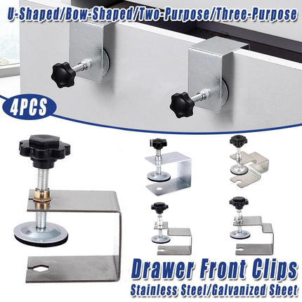 4 Piece Drawer Panel Fixing Clamps Arch Clamp Auxiliary Installation Tool Set