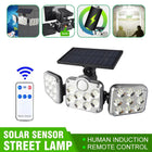 LED Solar Wall Light Outdoor Garden Solar Light with Body Sensor Waterproof
