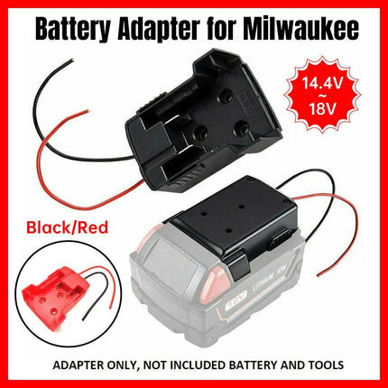 Diy For Milwaukee M18 Xc 18V Diy Project Battery Adapter/Base Power 2 Wirings