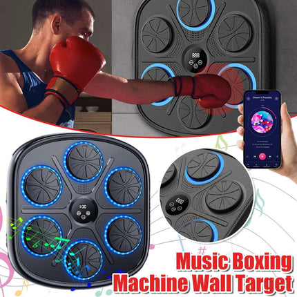 Smart Bluetooth Electronic Music Boxing Wall Target Training Punching Machine