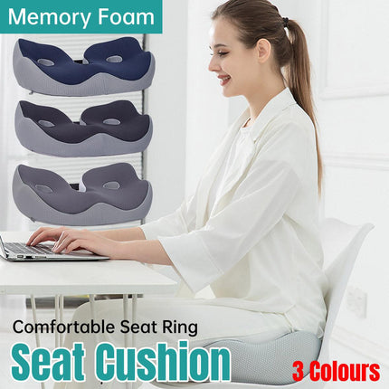Office Chair Seat Cushion for Sedentary Support Comfort Pillow Pad Home Use