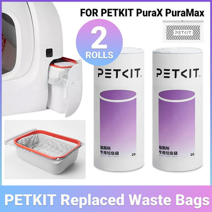 2Roll Smart Cat Toilet Garbage Bag Cat Collection Storage Bag Eco Friendly