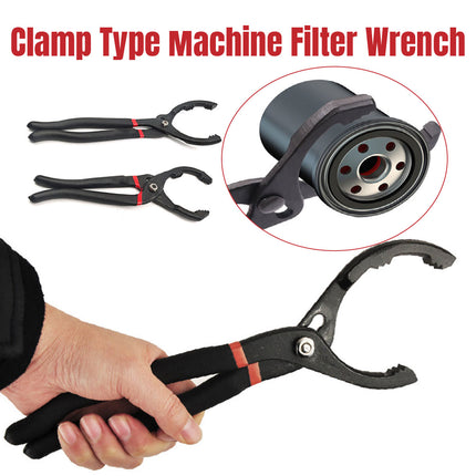 Oil Filter Pliers Wrench 10/12 Inch Heavy Duty Spanner Tool for Car Repair