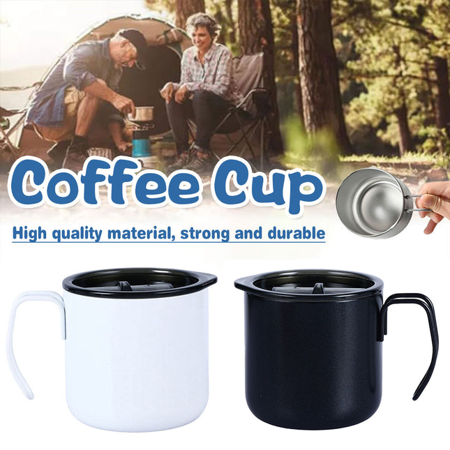 Vacuum Coffee Cup 320ml Stainless Steel Double Layer Insulated Mug for Travel