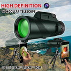 HD Monocular Telescope 80x100 with Phone Holder and Tripod for Outdoor Travel