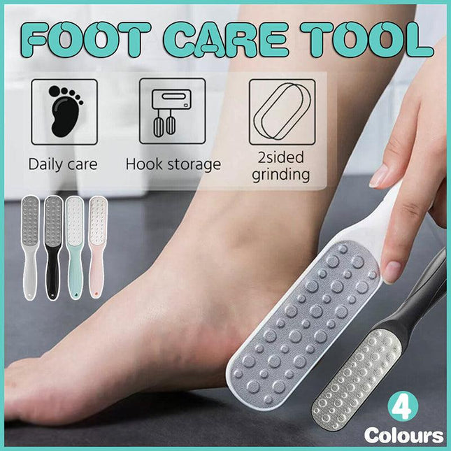Double Sided Foot File Pedicure Rasp Scrubber Cleaner Dead Skin Callus Remover - Aimall