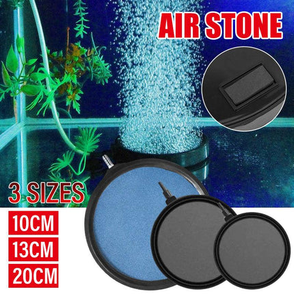 Air Bubble Disk Stone Aquarium Aerator Fish Tank Pump Hydroponics Oxygen