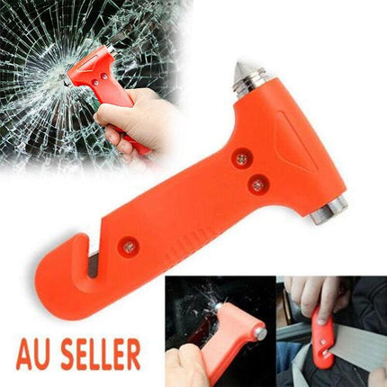 Emergency Safety Hammer Glass Breaker Tool Belt Car Bus Cutter 2 In 1 Window Au