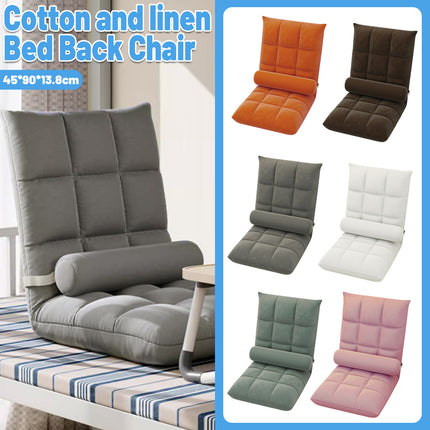 Artiss Floor Lounge Sofa Bed Chair with Lumbar Pillow Folding Adjustable Cushion