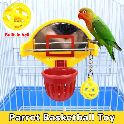 Parrot Bird Toy Training Basketball Intelligence Training Toy Small Medium Birds