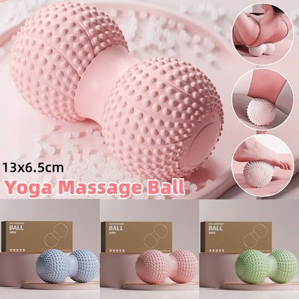 Peanut Massage Ball Foot and Muscle Relaxation Yoga Fitness Massage Tool