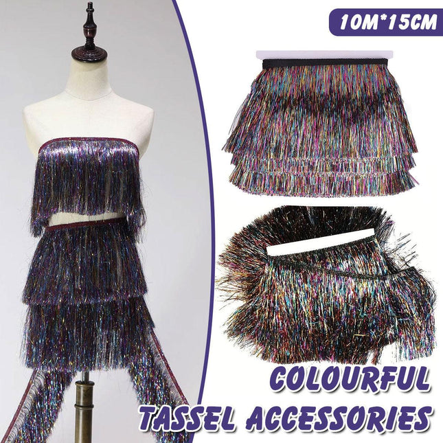 Colourful Tassel Christmas Decoration Accessories Festive Hanging Ornaments for Home