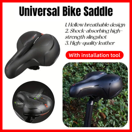 Bicycle Saddle Cushion Comfort Seat Pad Universal Fit Bike Riding Cushion Pad