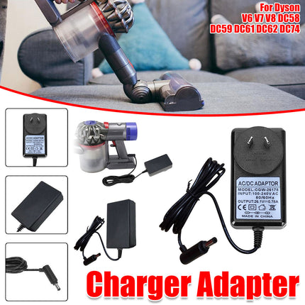 Battery Charger Adaptor For Dyson V6 V7 V8 DC58 DC59 DC62 Vacuum Cleaner