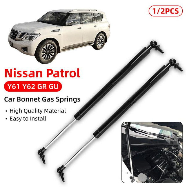 1PC For Nissan Patrol Y61 Y62 GR GU Hood Support Rod Hydraulic Rod Gas Spring