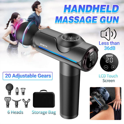 Electric Muscle Massager Gun Deep Tissue Therapy for Neck and Body Fitness