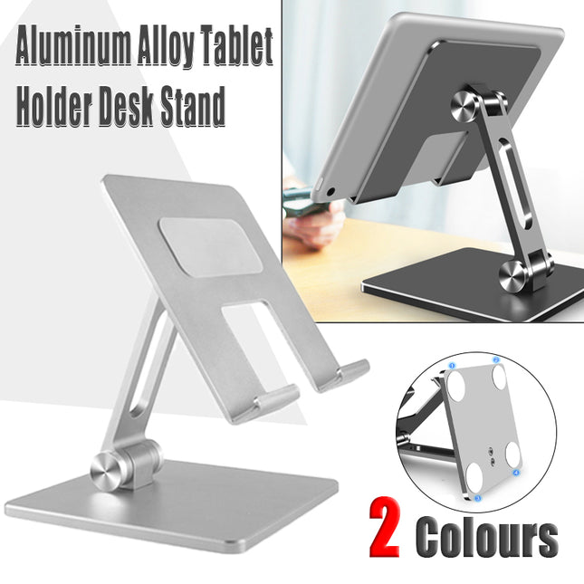 Aluminum Alloy Tablet Phone Holder Desk Stand Bracket Foldable For Ipad Pro 12.9