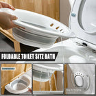 Foldable Toilet Sitz Bath Basin for Personal Hygiene and Daily Cleaning Use