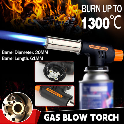 Butane Gas Torch Blow Torch Iron Welding Soldering Fire Lighter Frame Gun  Bbq