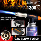 Butane Gas Torch Blow Torch Iron Welding Soldering Fire Lighter Frame Gun  Bbq