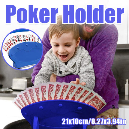 Hands-Free Poker Card Holder Stand Fan Shape Rack For Easy Grip and Tabletop Play