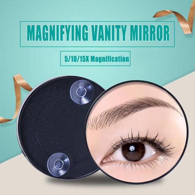 5/10/15X Magnifying Makeup Mirror Cosmetic Beauty Compact Shaving Round Suction