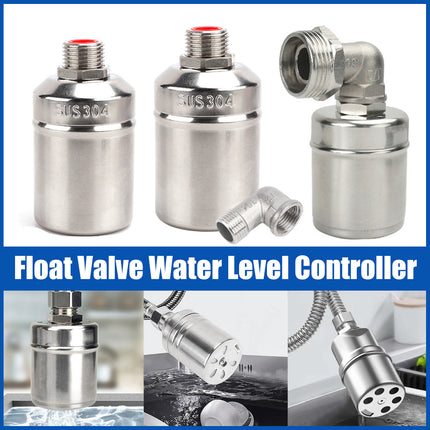 304Stainless Steel Float Ball Valve Automatic Water Level Control Kitchen Faucet