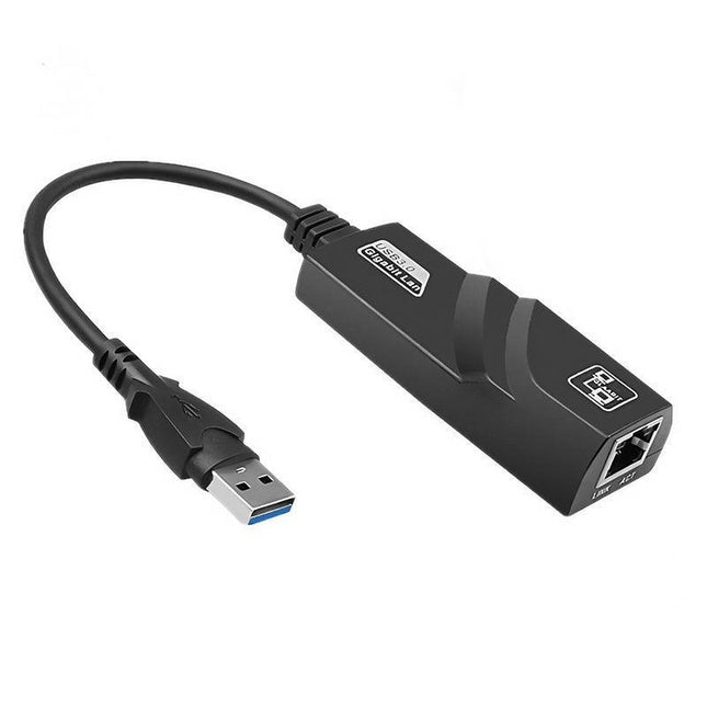New USB 3.0 to Gigabit RJ45 Ethernet LAN Adapter 1000Mbps for PC Laptop Mac - Aimall