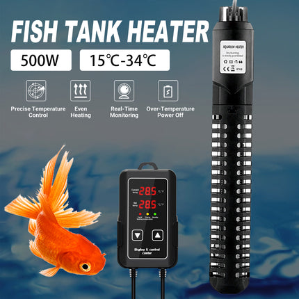 Smart Fish Tank Heater Energy Efficient Thermostat Adjustable for Fresh Water
