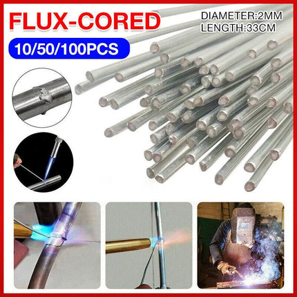 10-50X Aluminium Low Temp Welding Rods Durable Flux Cored Brazing Repair Sticks