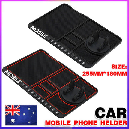 Car Mobile Phone Holder Dashboard Mount Mat Non Slip Grip Stand Anti-Slip Pad