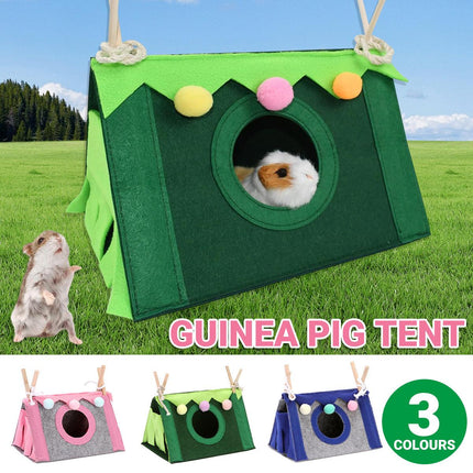 Hamster Tent Small Pet Hideout Pig Possum House Cool Triangle Nest Shelter