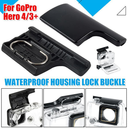 Lock Buckle Underwater Waterproof Housing Case for GoPro Hero 4/3+ Replacement - Aimall