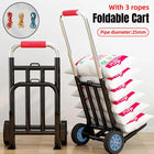 Folding Portable Shopping Cart Trolley Luggage Trolley for Travel Grocery Use