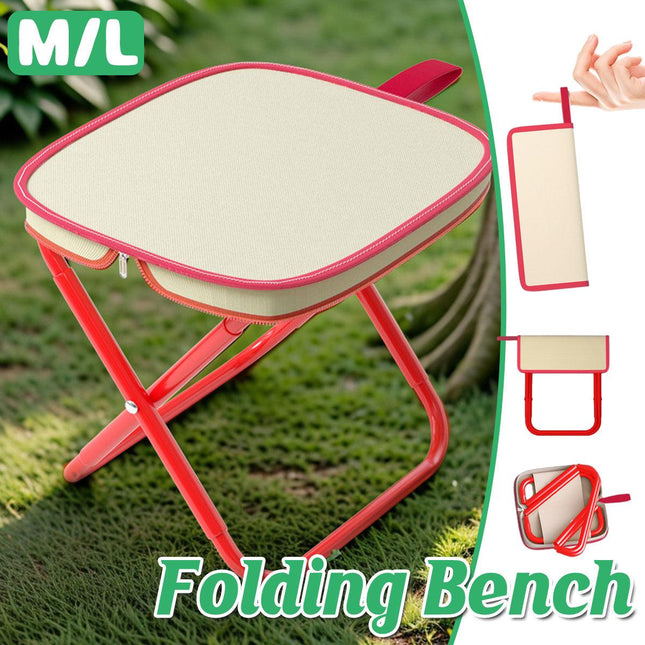 Outdoor Folding Chair Multifunctional Stool Portable Bench Camping Seat Travel